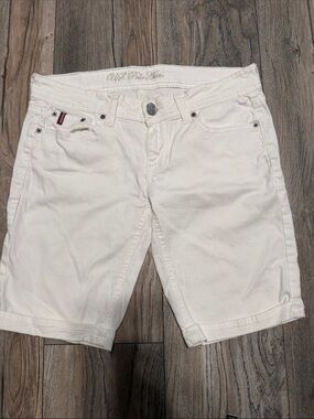 U.S. Polo Assn. Off-White Denim Bermuda Shorts